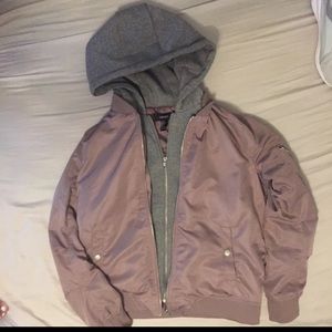 Hooded Bomber Jacket